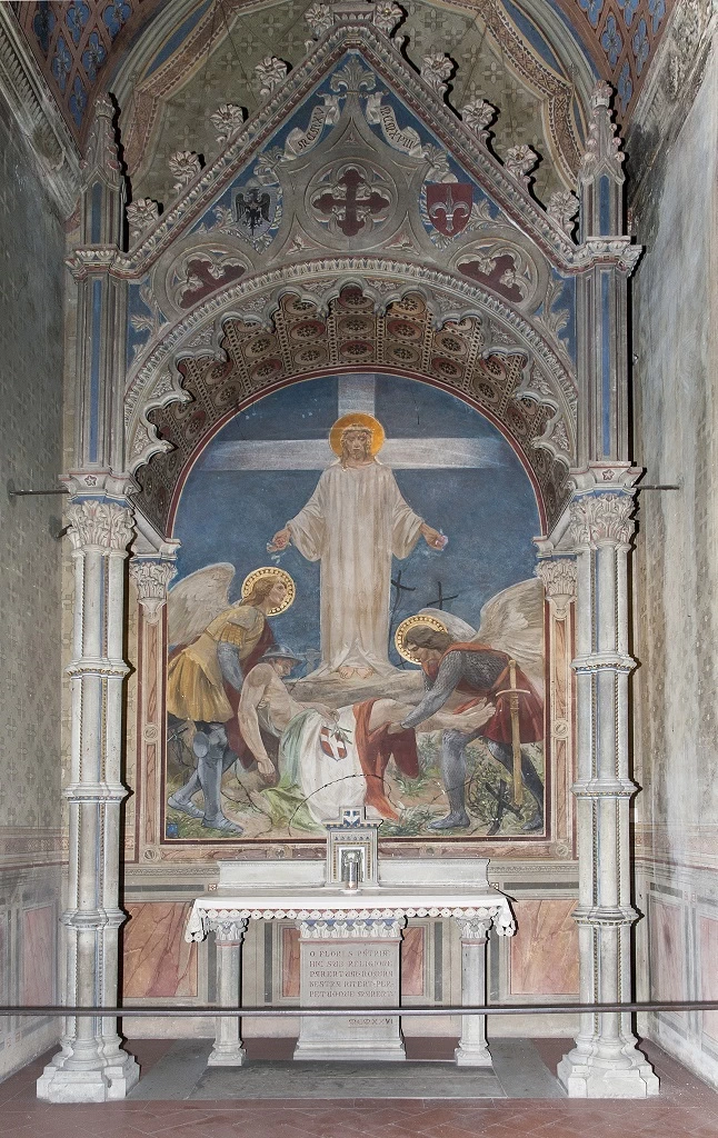 Apoteosi del fante italiano morto in guerra. Cappella dei caduti - Chiesa di San Francesco, Arezzo